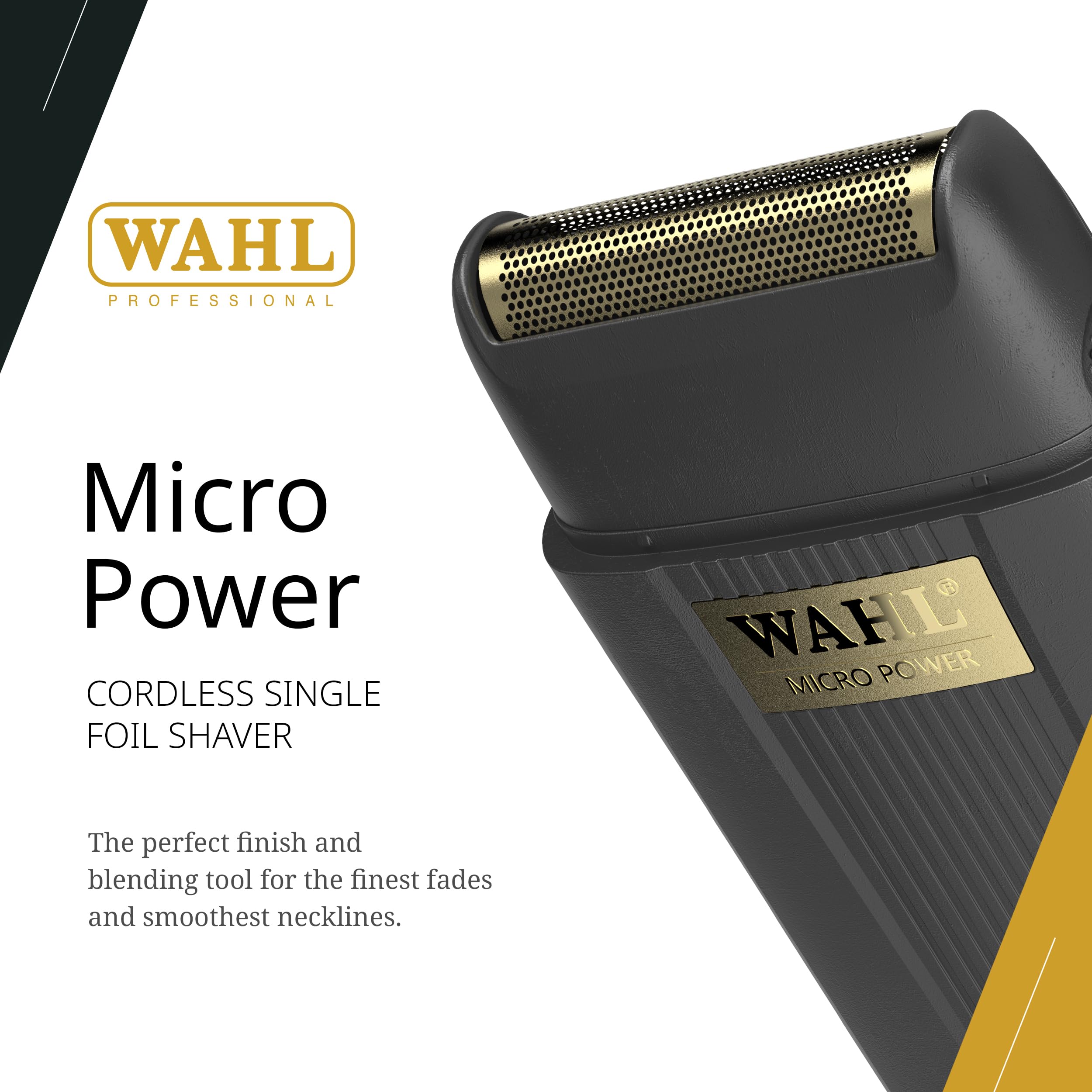 Wahl Professional Afeitadora Micro de Potencia, corte ultra cercano para delineados precisos.