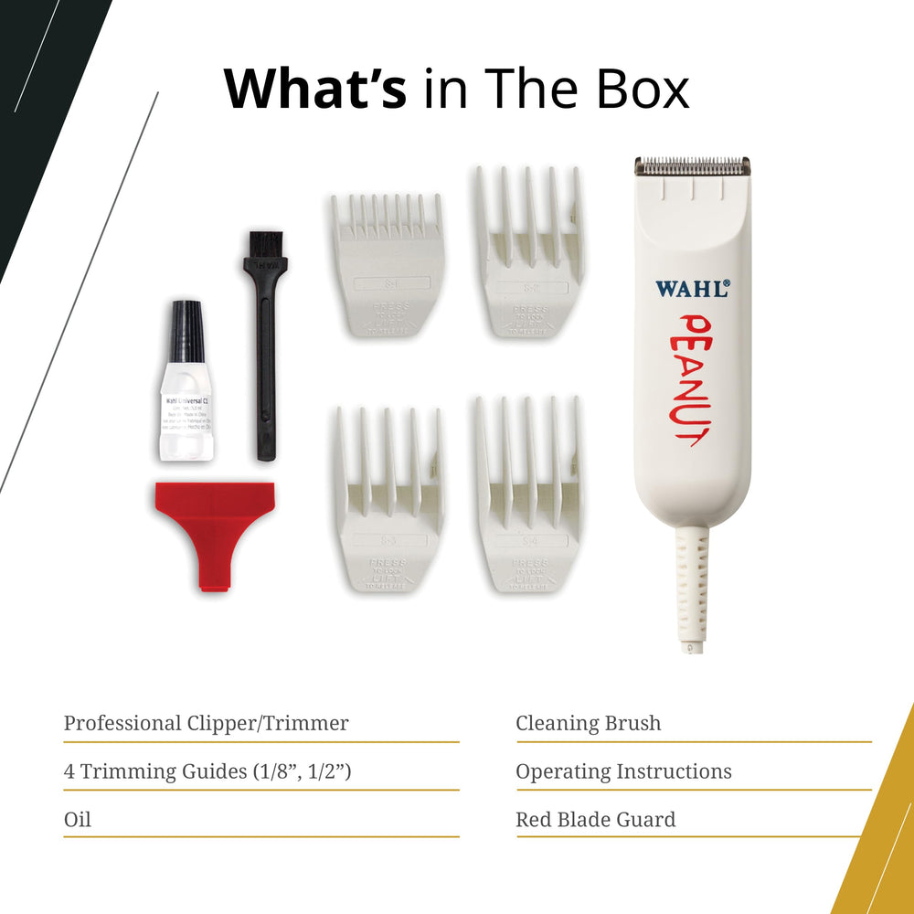 Wahl Professional Recortadora Peanut cuantro guías para diferentes longitudes