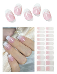 Wahrshei tiras gel uñas semi-curadas, aplicación rápida y limpia