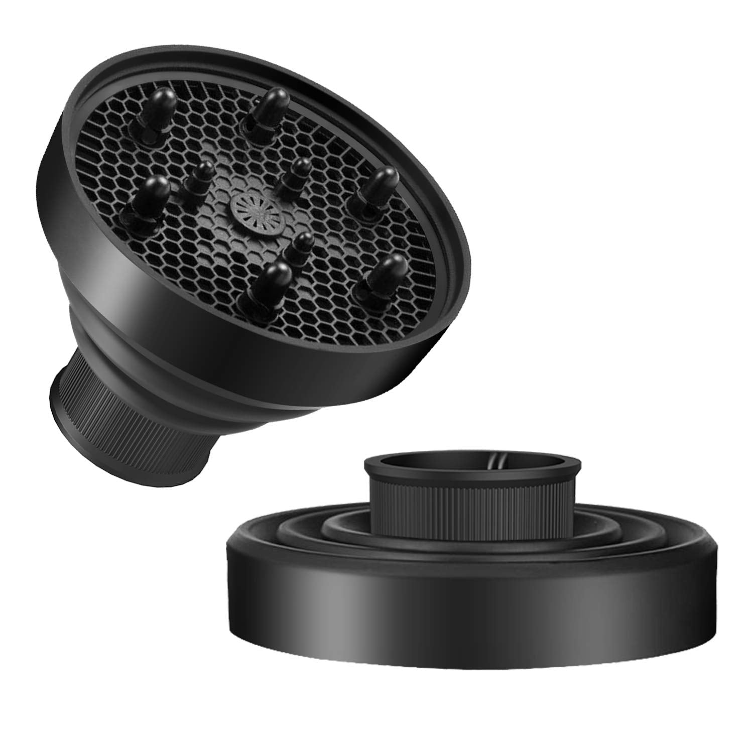 WAJIAYON difusor universal para secador, distribución uniforme del calor para rizos definidos.