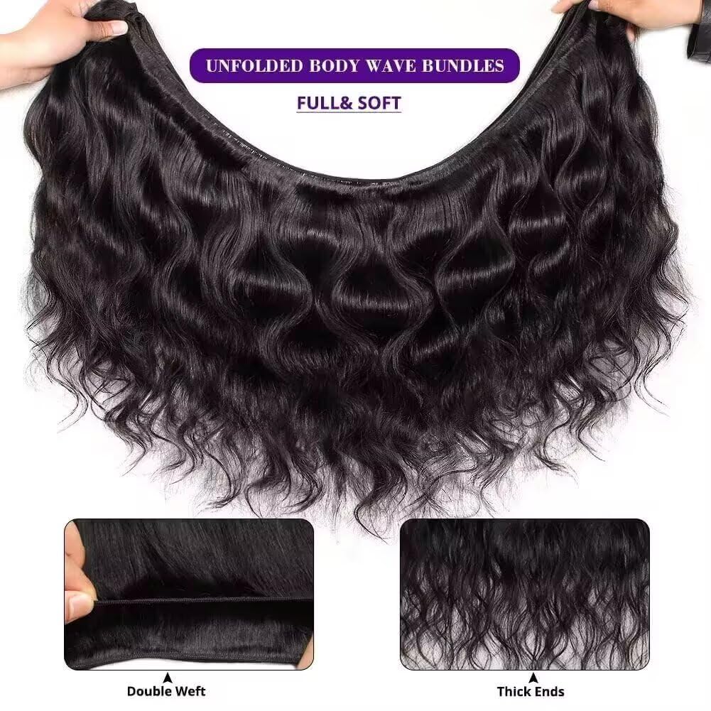 Cabello brasileño natural WAITWO para looks versátiles.