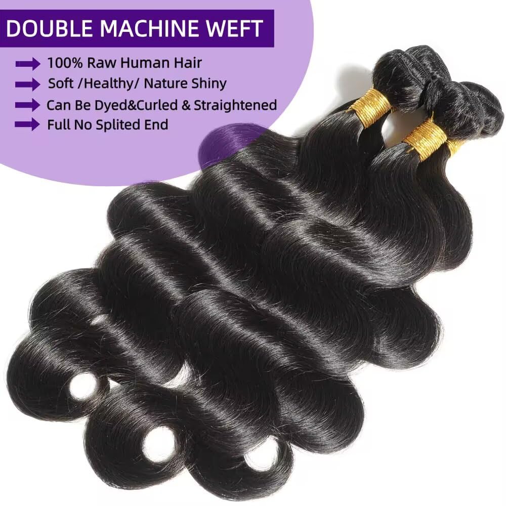 26 pulgadas de cabello WAITWO con cuerpo ondulado y brillo.