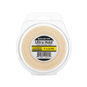 Walker Tape Hold Hair Extension Tape Roll 1in x 12yd for strong, flexible hold on front hairline