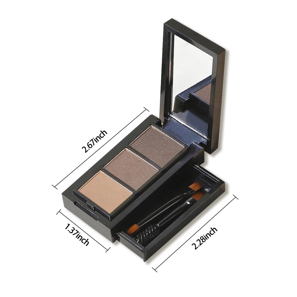 WanTuoluo kit viaje cejas portátil para retoques sobre la marcha.