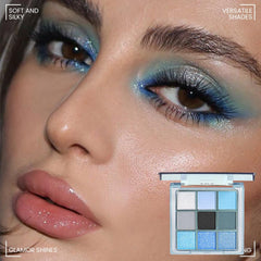 WanTuoluo pigmentos sombras para ojos, alta pigmentación y acabado intenso