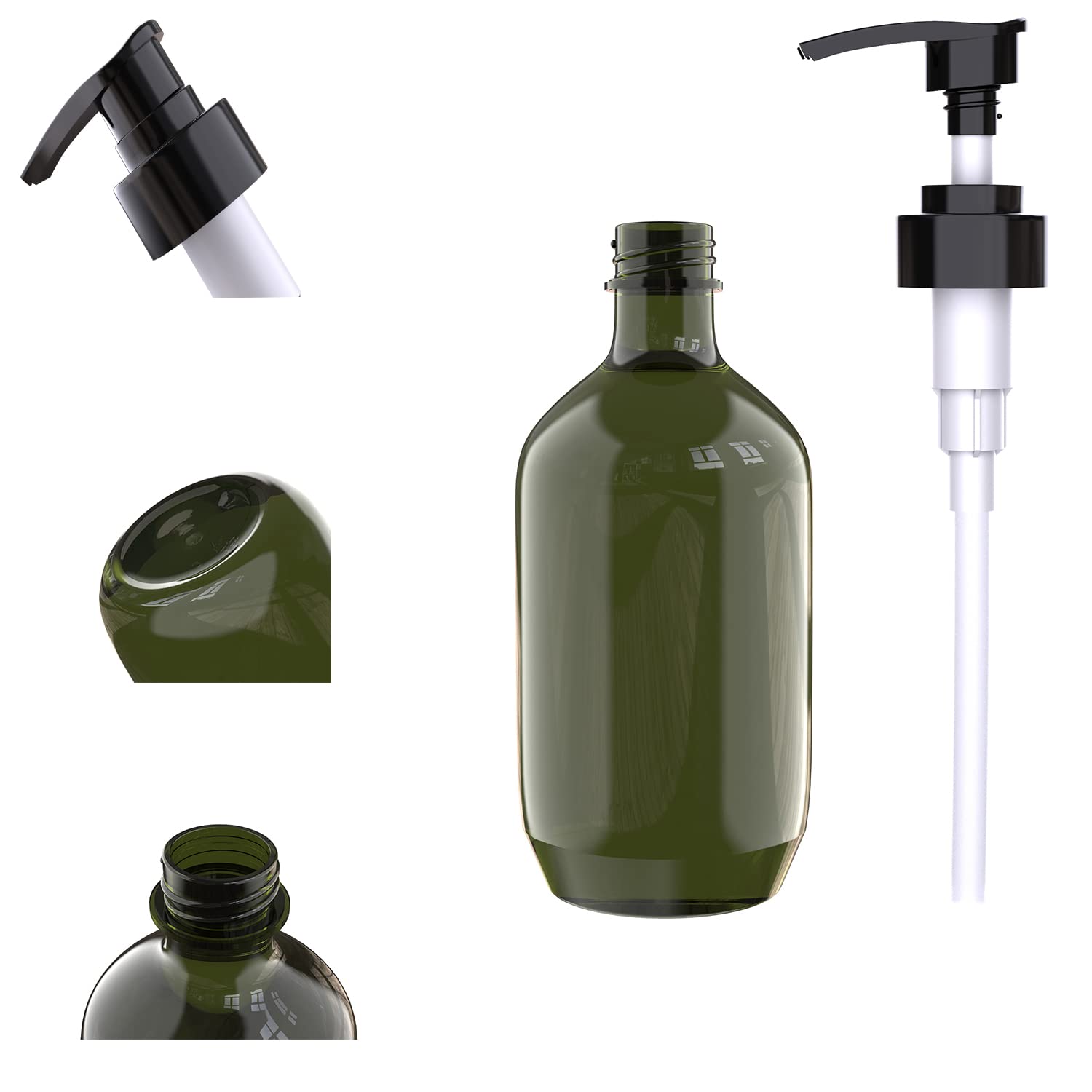 WANBAO botella-pompa 10oz multicolor detalle-pompa, diseño compacto para baño