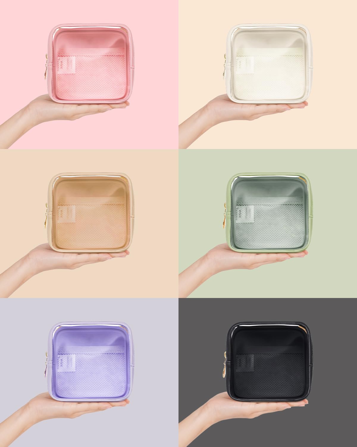 Material PVC transparente Wandering Nature, ideal para controlar lo que llevas en el equipaje