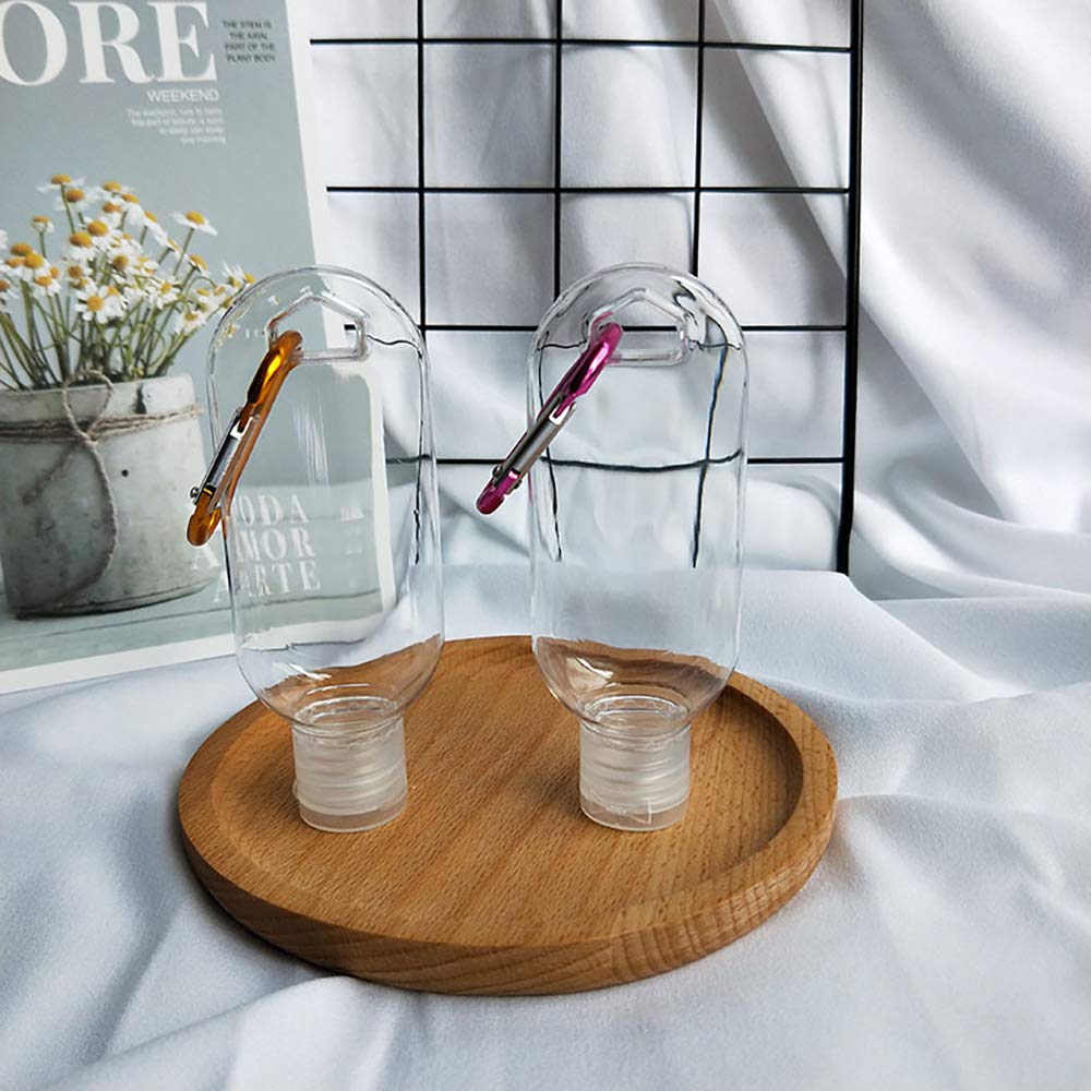 Botellas transparentes Wangzi 50 ml, reutilizables y duraderas