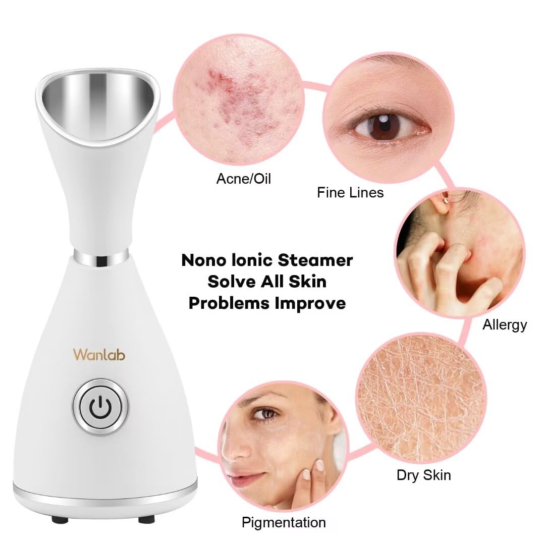 Wanlab vaporizador facial ayuda a dejar poros más limpios.