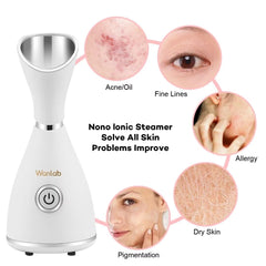 Wanlab vaporizador facial ayuda a dejar poros más limpios.