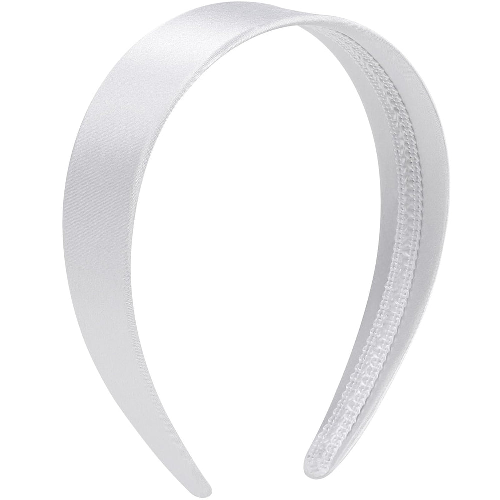 WantGor diadema seda blanca para cosplay con brillo suave.