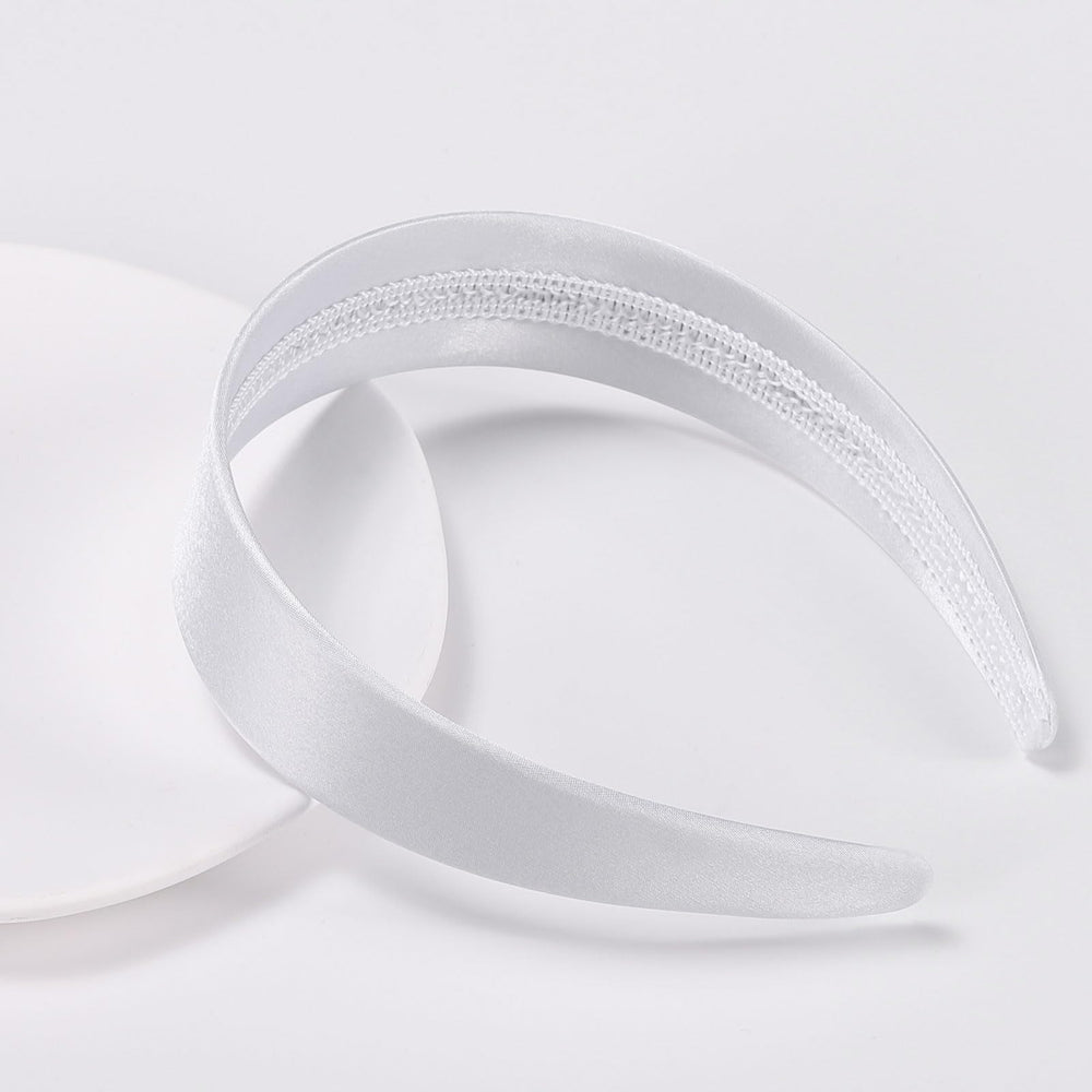WantGor diadema seda blanca para DIY con toque sofisticado.
