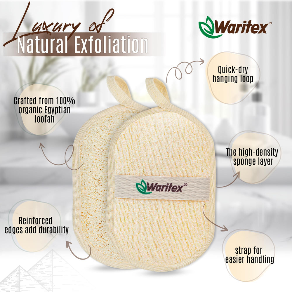 Waritex correa de mano ergonómica facilita frote suave