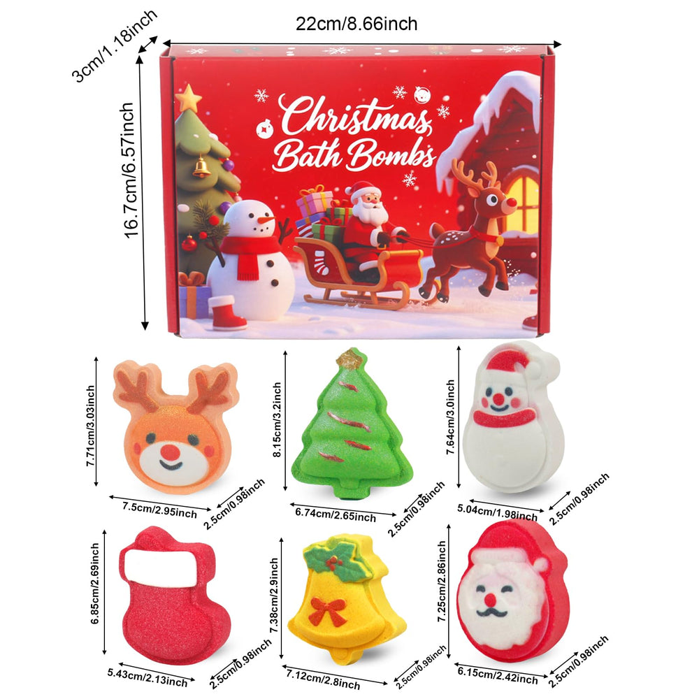WARMLIFE bomba de baño con calcetín navideño, regalo perfecto para sorprender.