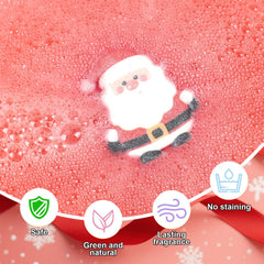 WARMLIFE bombas de baño Papá Noel para colores vivos y aromas festivos.
