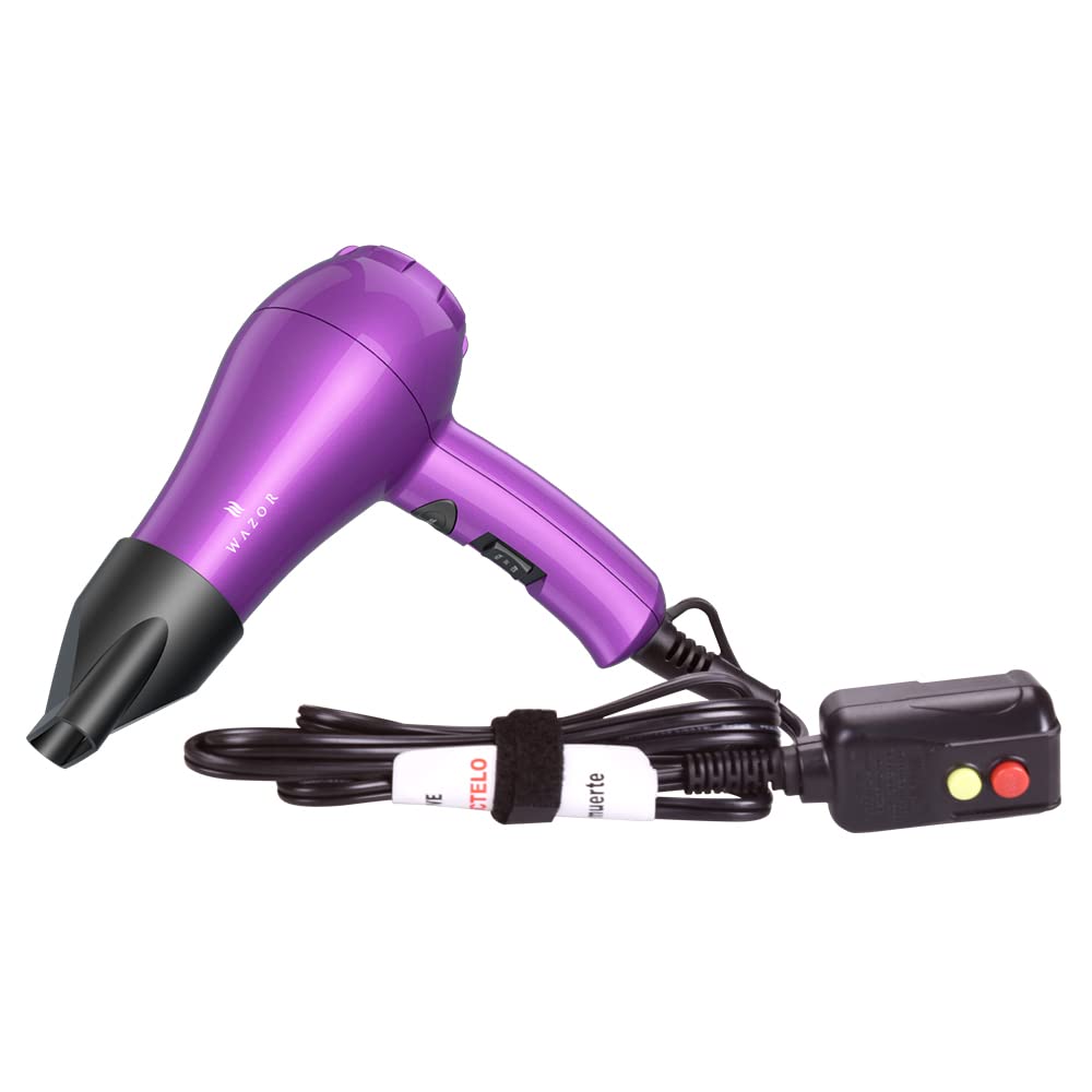 Wasor secador mini: uso de viaje para cabello suave y sin frizz en vehículo recreativo