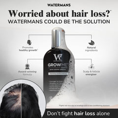 Watermans Grow Me Acondicionador: envase visible para acondicionar el cabello y reducir quiebre.