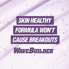 Wavebuilder Deep Wave Purple Haze Ultra Hold Pomada: aplicación en pelo para definición precisa.