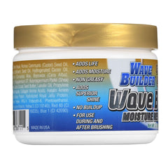Wavebuilder Cocoa y Shea Wave Butter acabado suave y brillo natural.