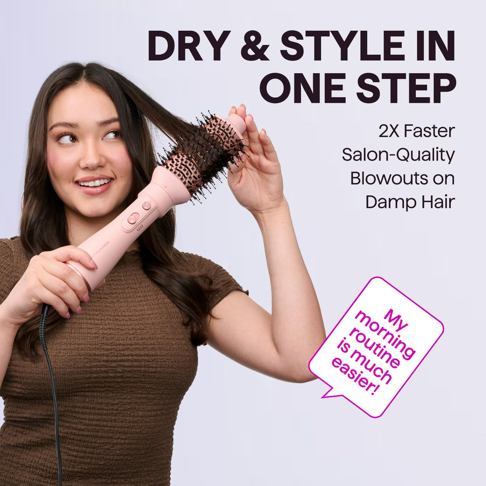 Wavytalk Air Sculpt, cepillo redondo de 1,5 pulgadas para rizos definidos