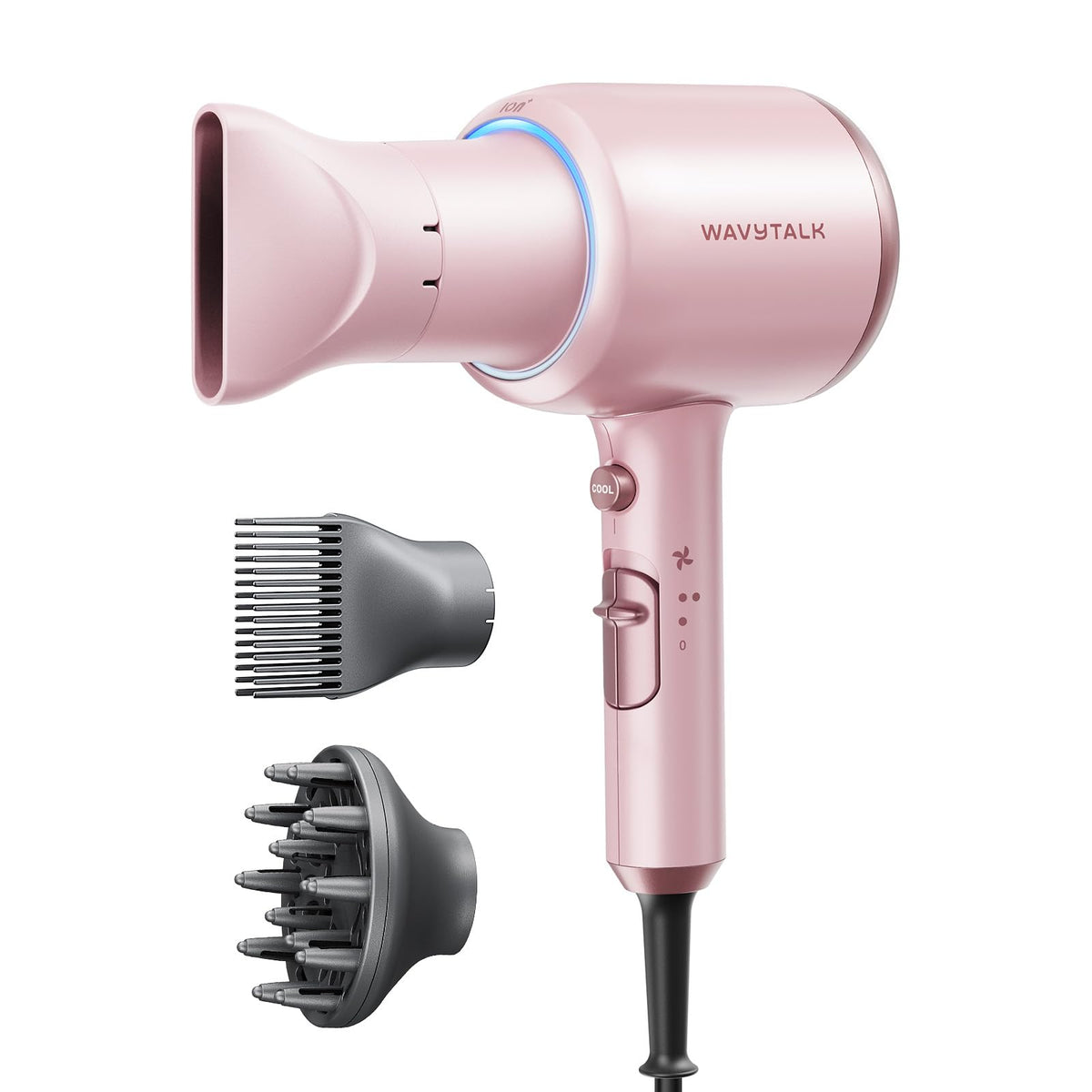 wavytalk secador de pelo ofrece secado rápido con motor 1875W