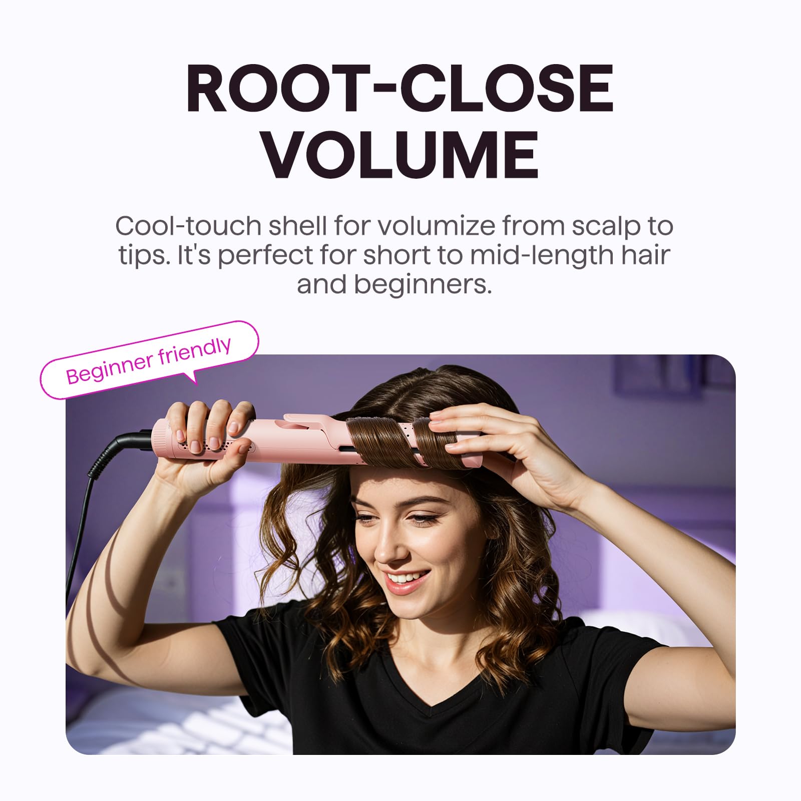Wavytalk Airflow Styler dial giratorio para ajuste seguro
