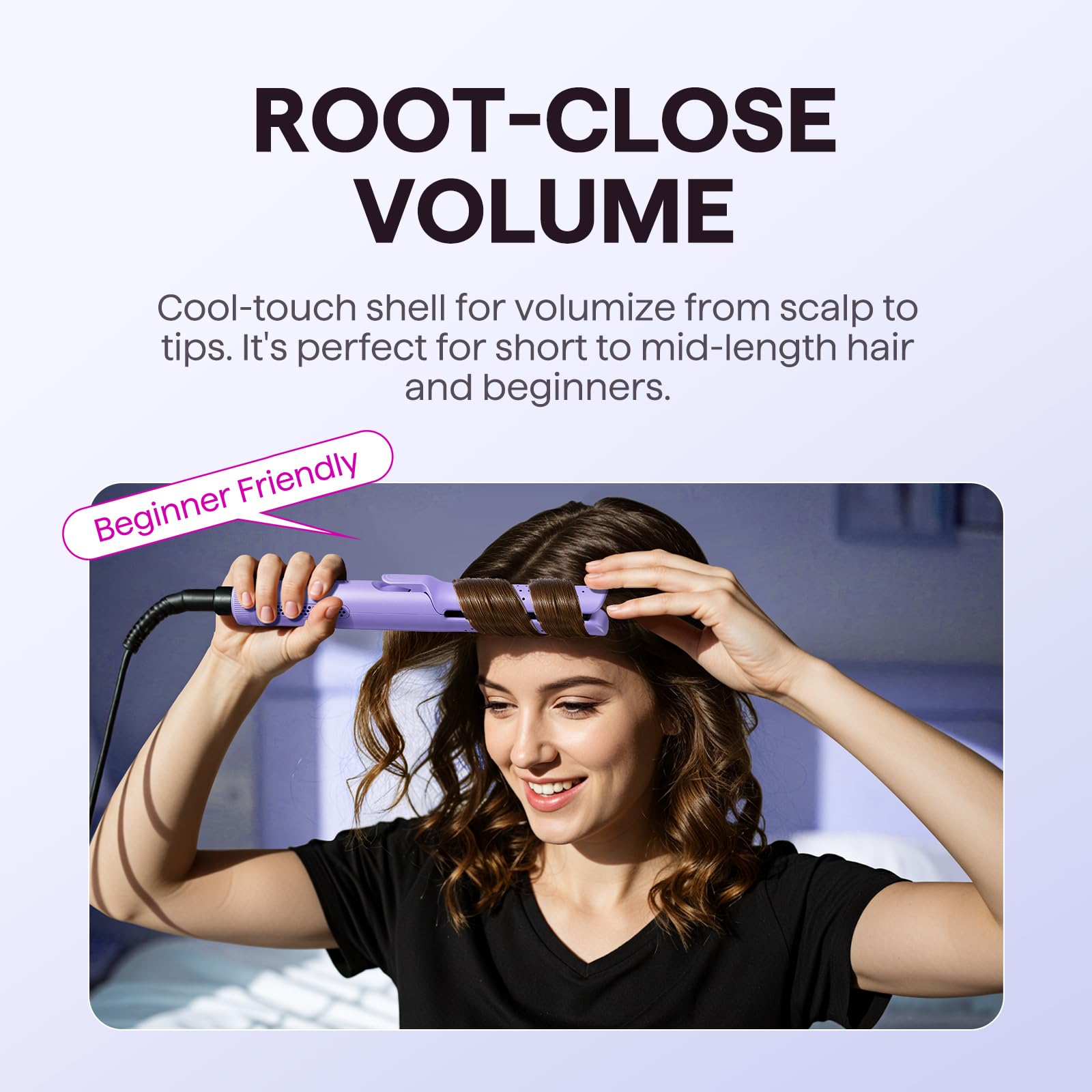 Wavytalk Airflow Styler 5 temperaturas para diferentes tipos de cabello.