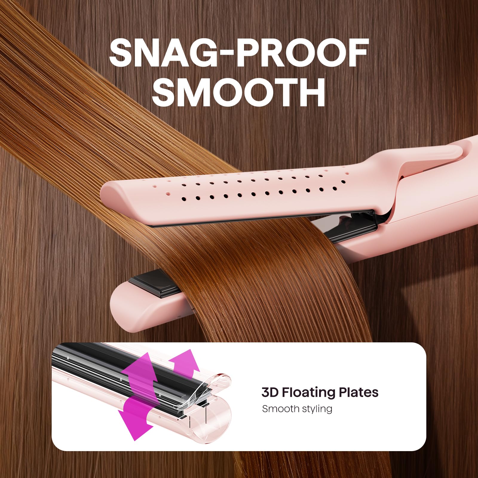 Wavytalk Airflow Styler placas 3D flotantes sin tirones