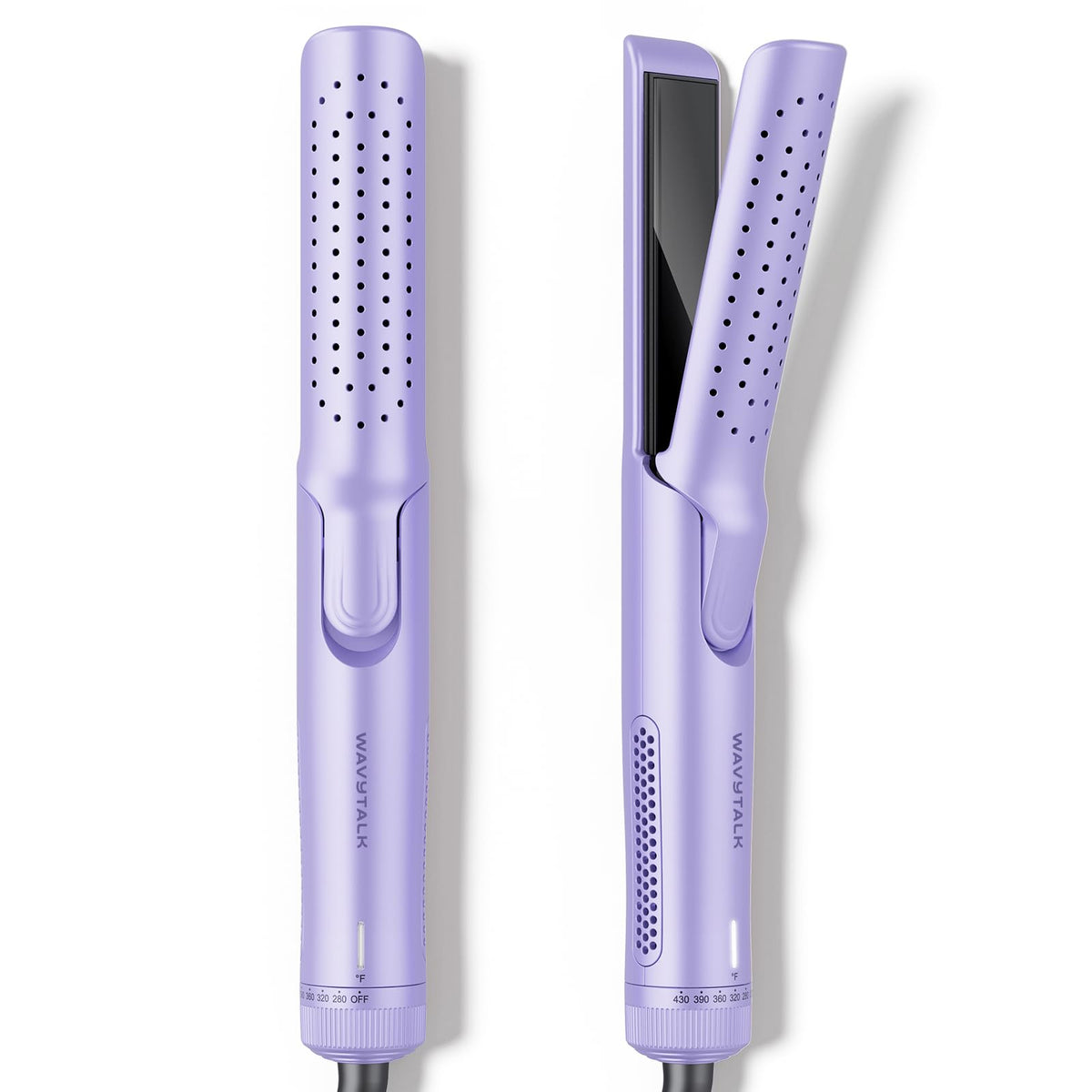 Wavytalk Airflow Styler con salidas de aire 360 para peinado más duradero.