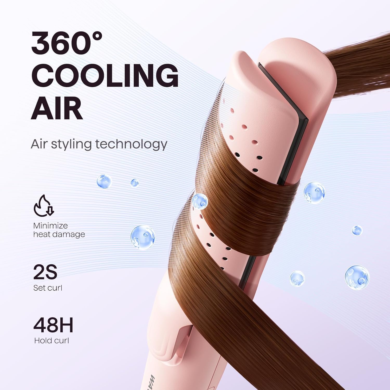 Wavytalk Airflow Styler 3 en 1 para rizos, ondas y liso