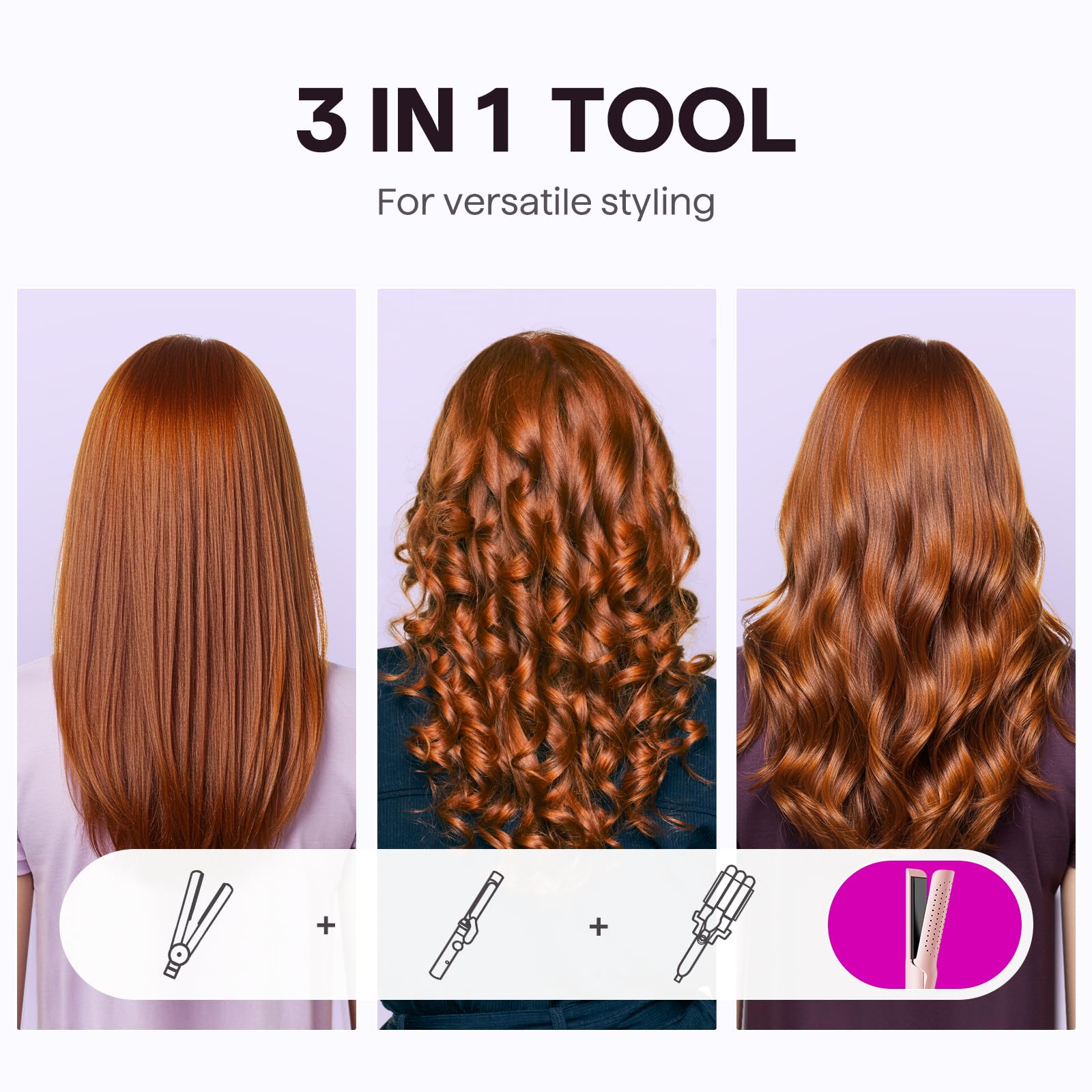 Wavytalk Airflow Styler con 140 ventilaciones para control del calor