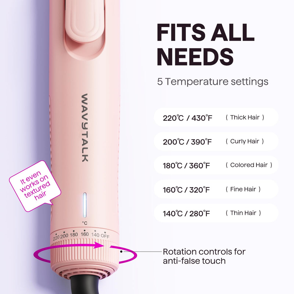 Wavytalk Airflow Styler voltaje dual internacional seguro
