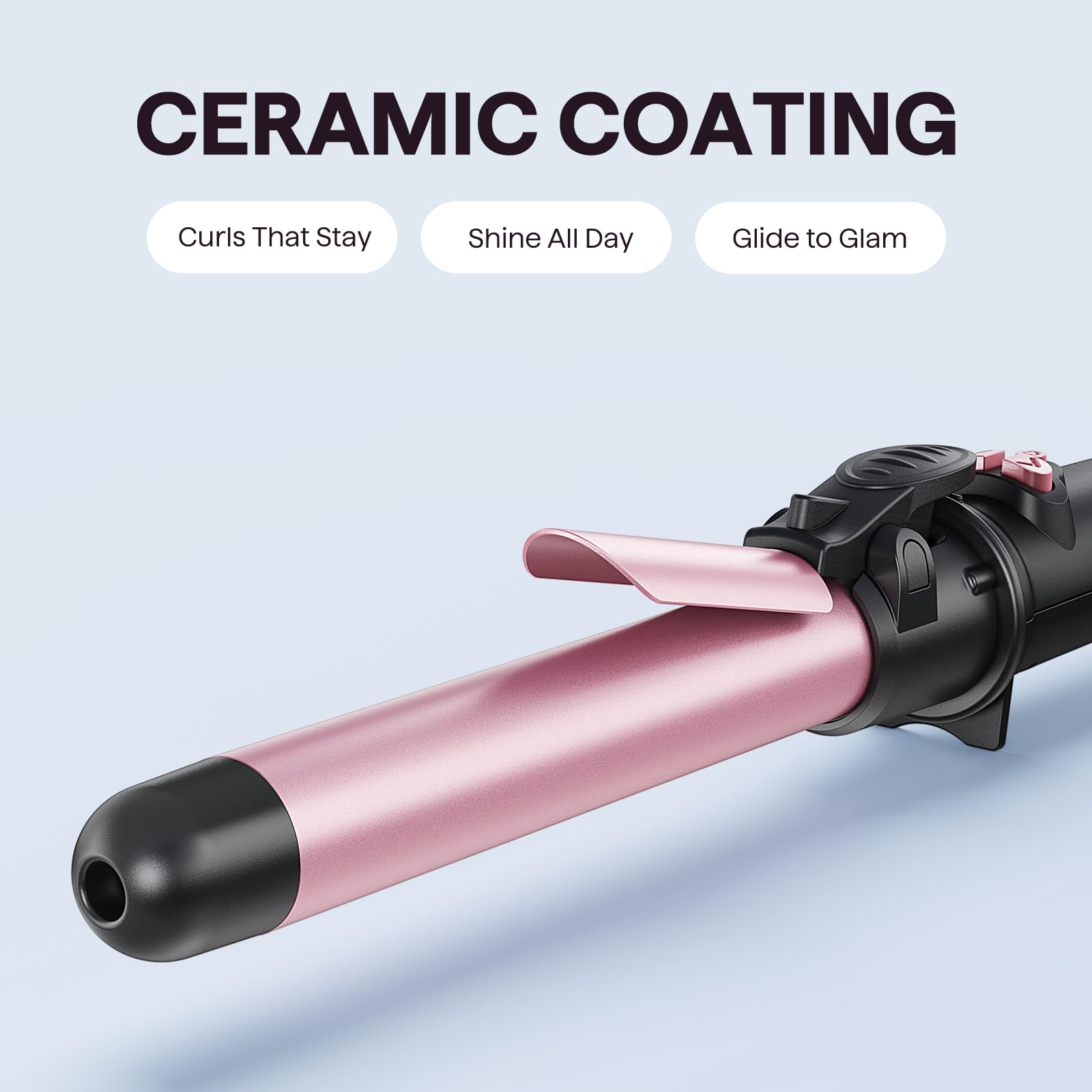 Wavytalk Cinco temperaturas para adaptar rizos a tu tipo de cabello.