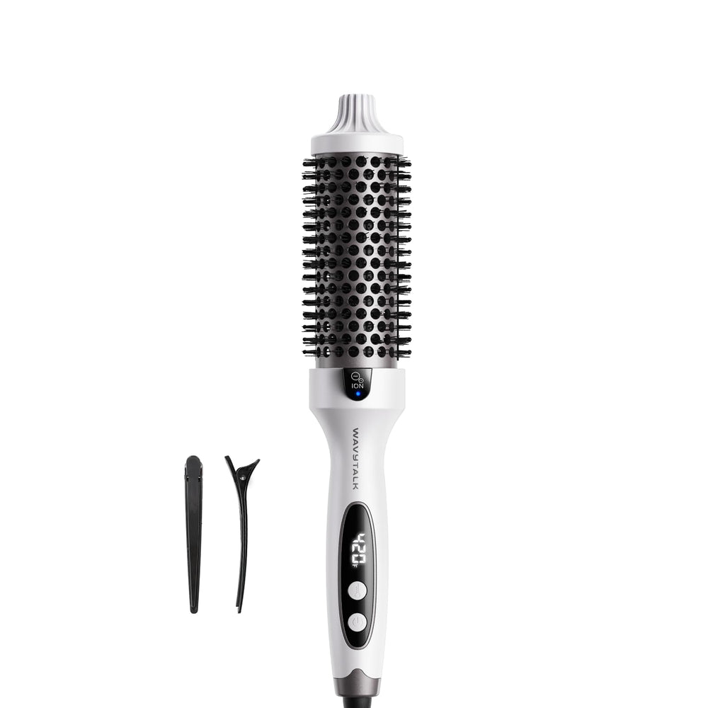 Wavytalk Blowout Boost: vista frontal del cepillo para volumen suave y brillo.