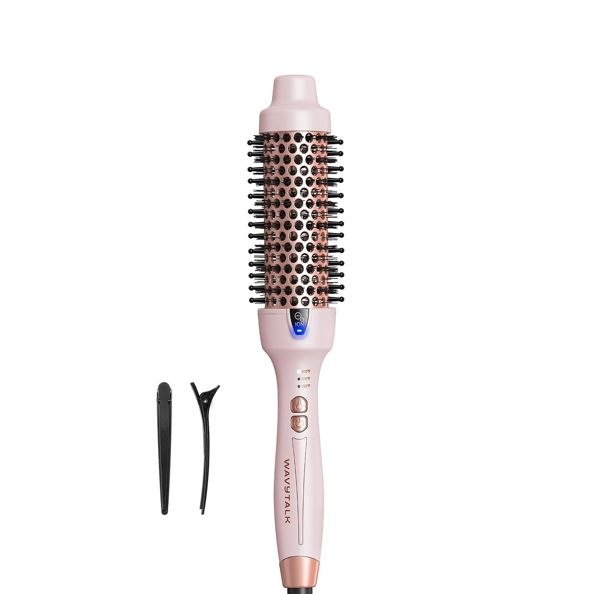 Cepillo térmico Wavytalk de 1,5 pulgadas: acabado suave y sin frizz.