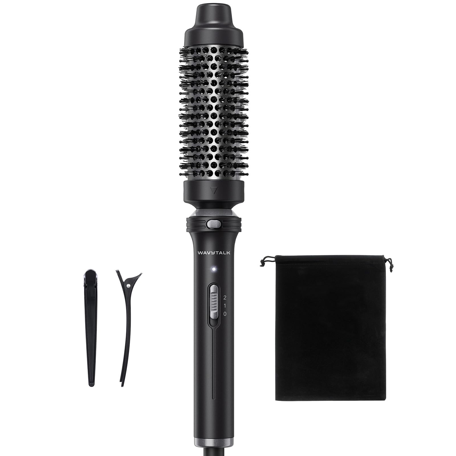 Cepillo wavytalk térmico de 1,5 pulgadas para rizos definidos y volumen.