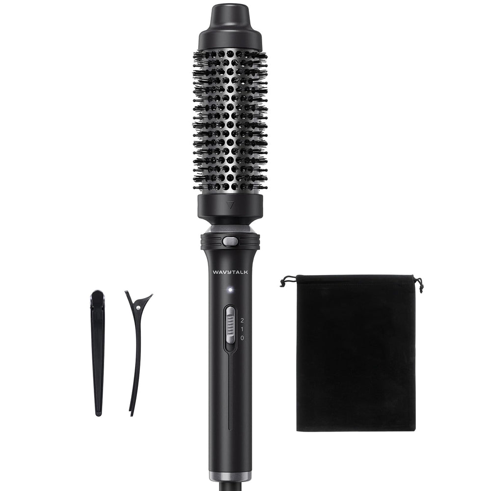 Cepillo wavytalk térmico de 1,5 pulgadas para rizos definidos y volumen.