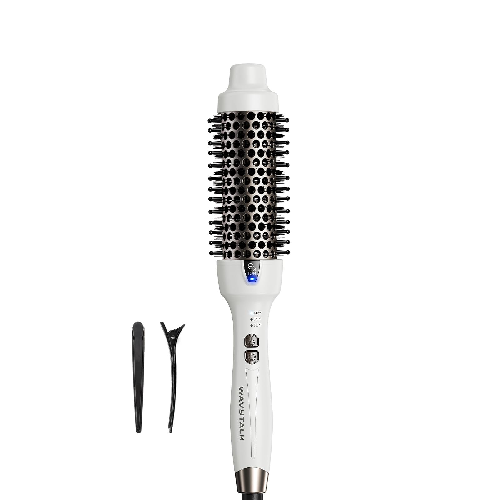 Wavytalk cepillo térmico con cilindro cerámico para un acabado suave y uniforme.