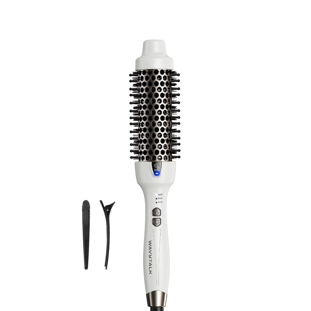 Wavytalk cepillo térmico con cilindro cerámico para un acabado suave y uniforme.