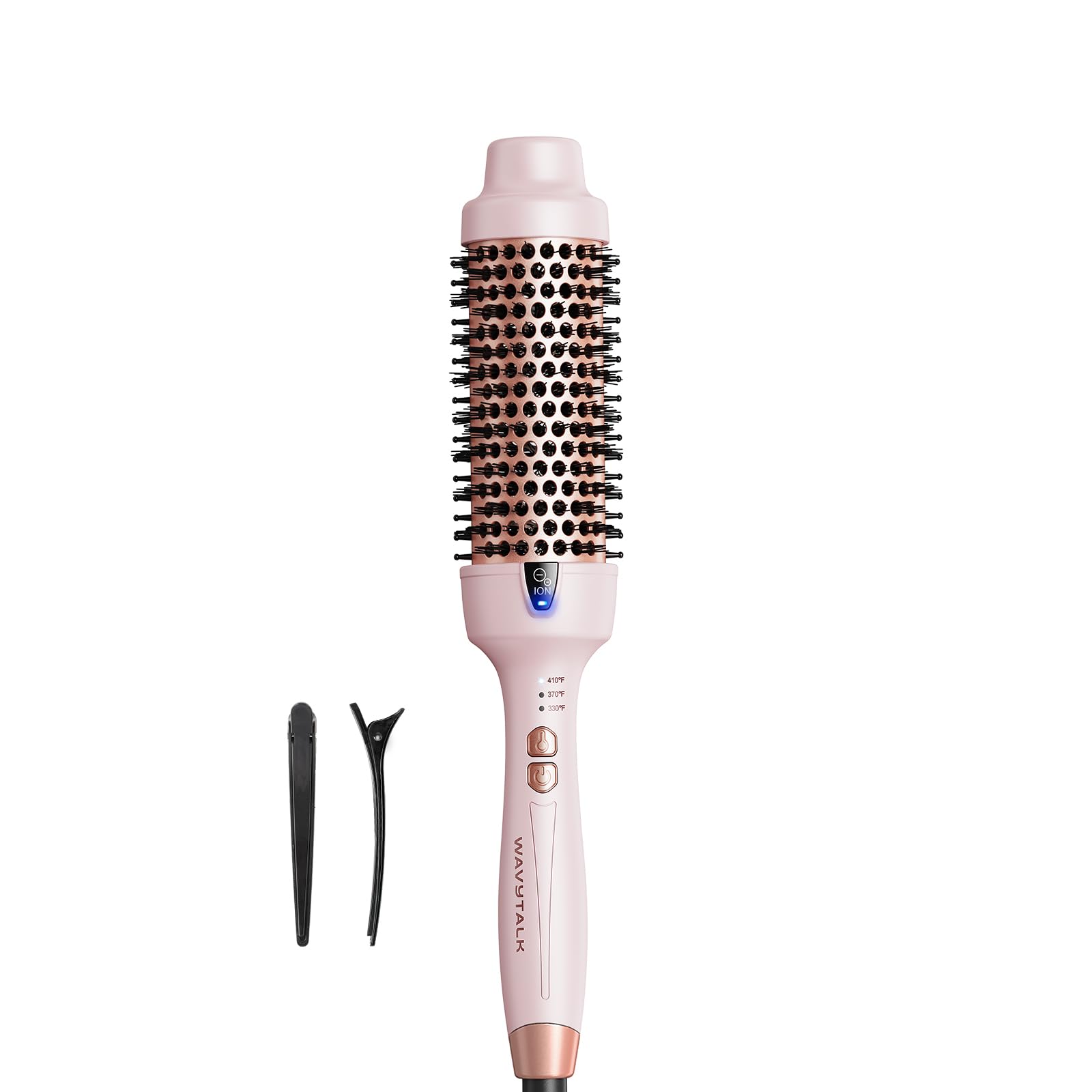 Wavytalk cepillo termico 1,7 para volumen duradero y acabado suave.