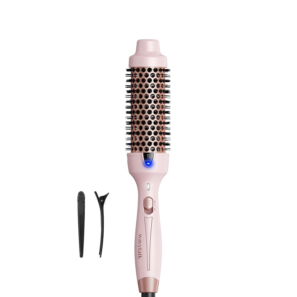 wavytalk cepillo termico con cilindro ceramico para rizos naturales y volumen