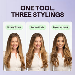 Wavytalk cepillo iónico reduce encrespamiento para rizos definidos.