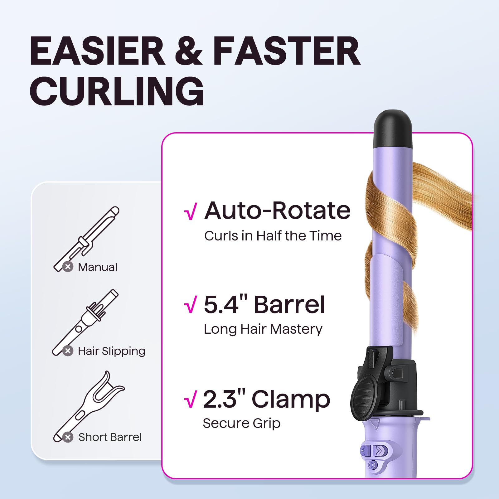 Wavytalk controles de temperatura para distintos tipos de cabello