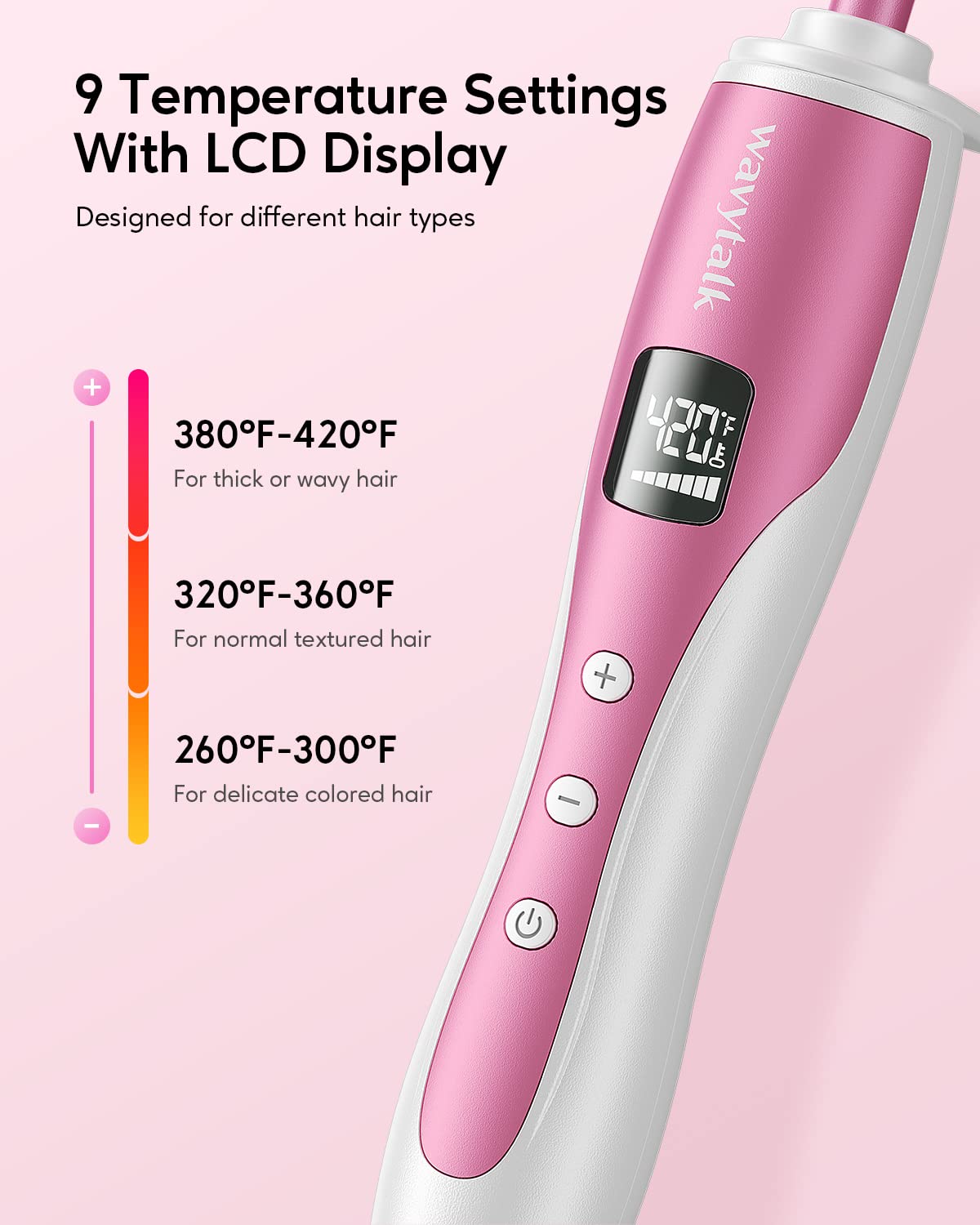 Wavytalk diseño ligero ideal para viajar con cerámica y control