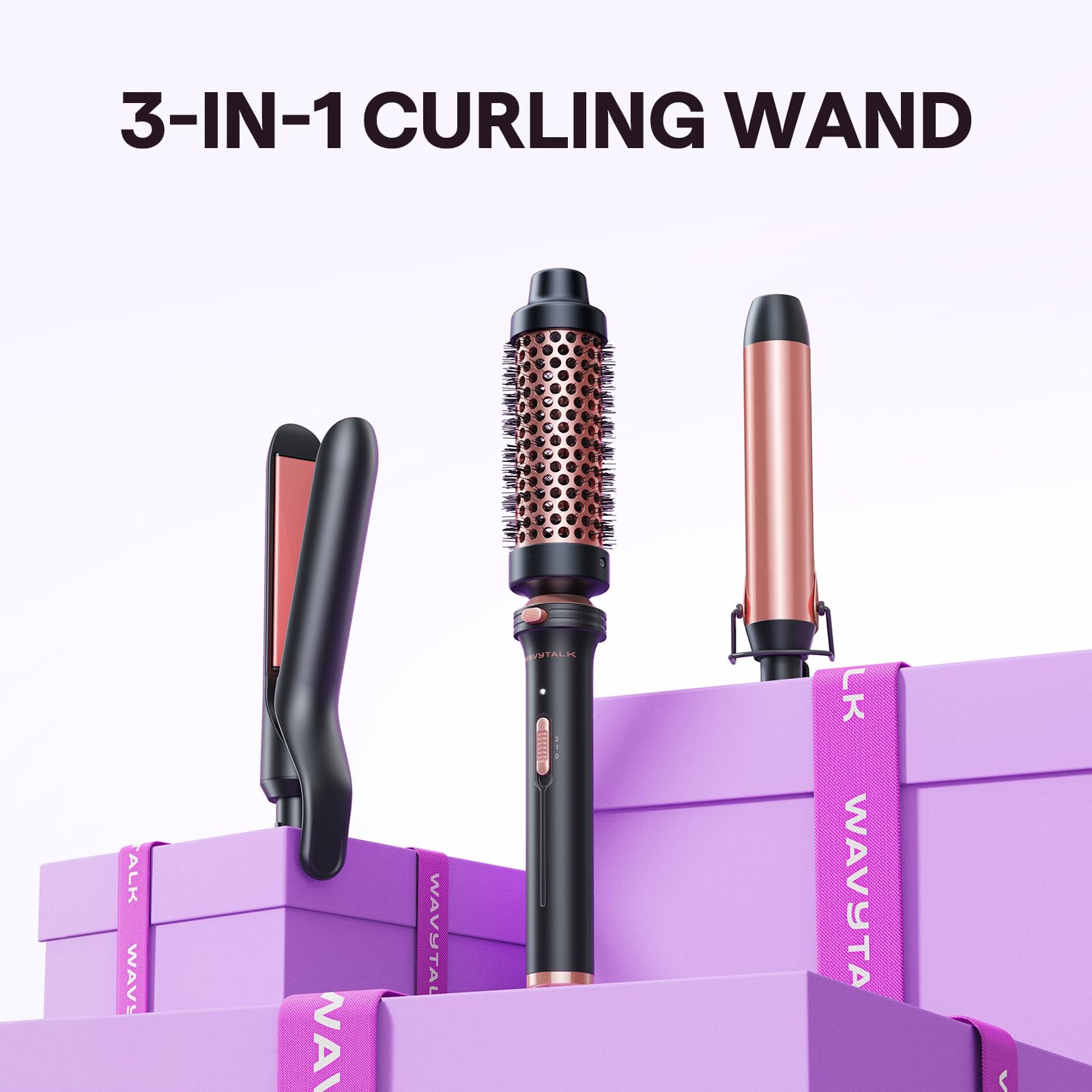 Wavytalk resultados brillantes en cabello rizado y liso