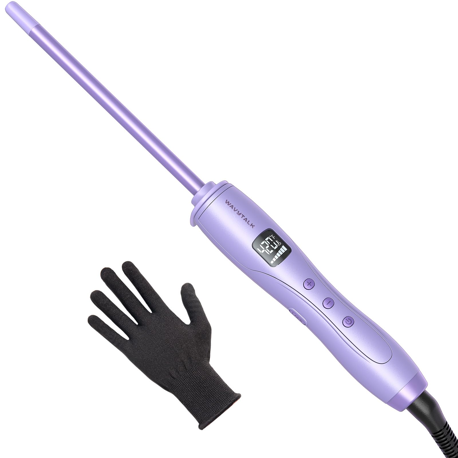 Wavytalk rizador pequeño con cilindro cerámico ofrece rizos definidos y brillo suave.