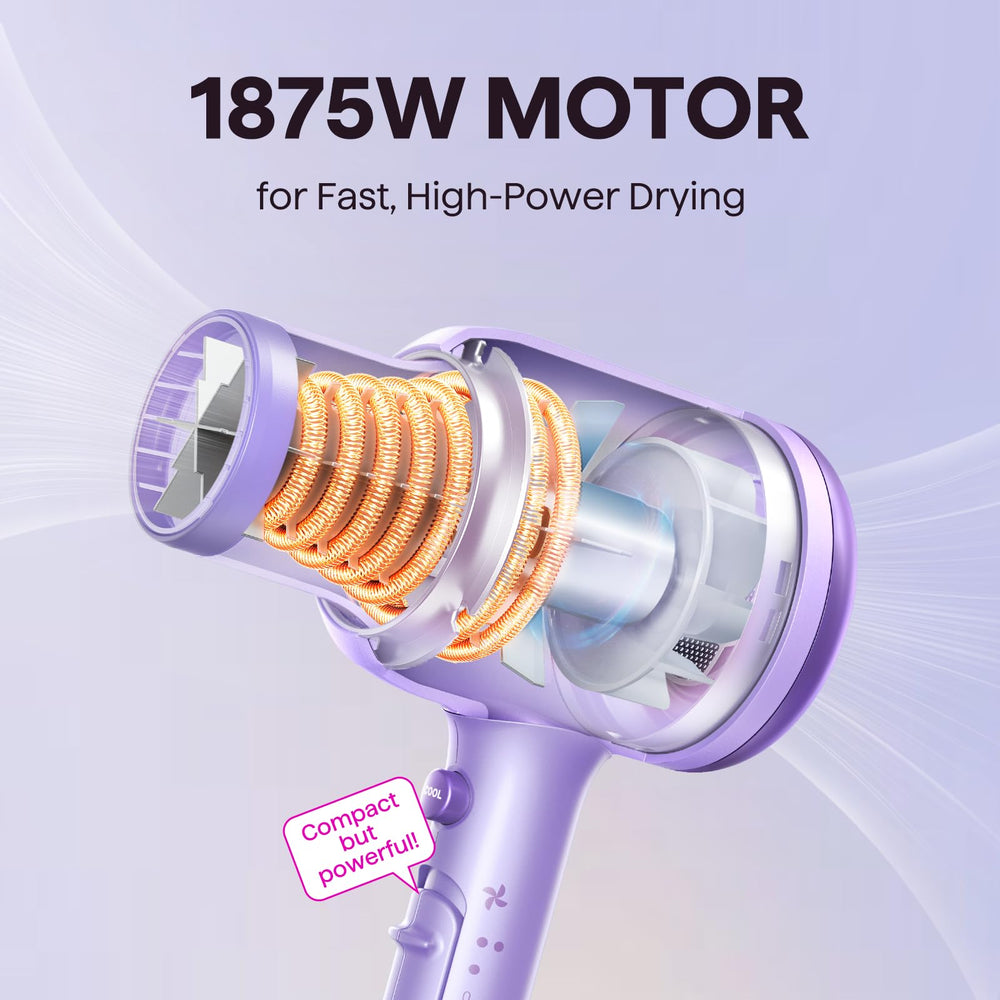Wavytalk secador con tecnología cerámica para calor estable.