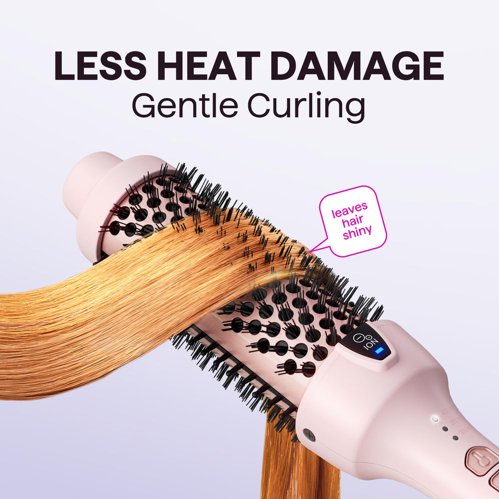 Tres configuraciones de temperatura para distintos tipos de cabello.