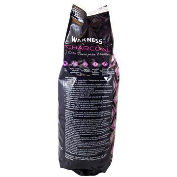 Wax Necessities uso sin tiras, cera visible en la piel