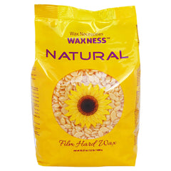 Wax Necessities empaque cera dura natural 2.2 libras, ideal para sesiones profesionales.